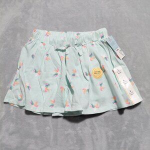 NWT Cat & Jack Rainbow Pegasus Skirt Short Elastic Waist Drawstring Size 6/6X